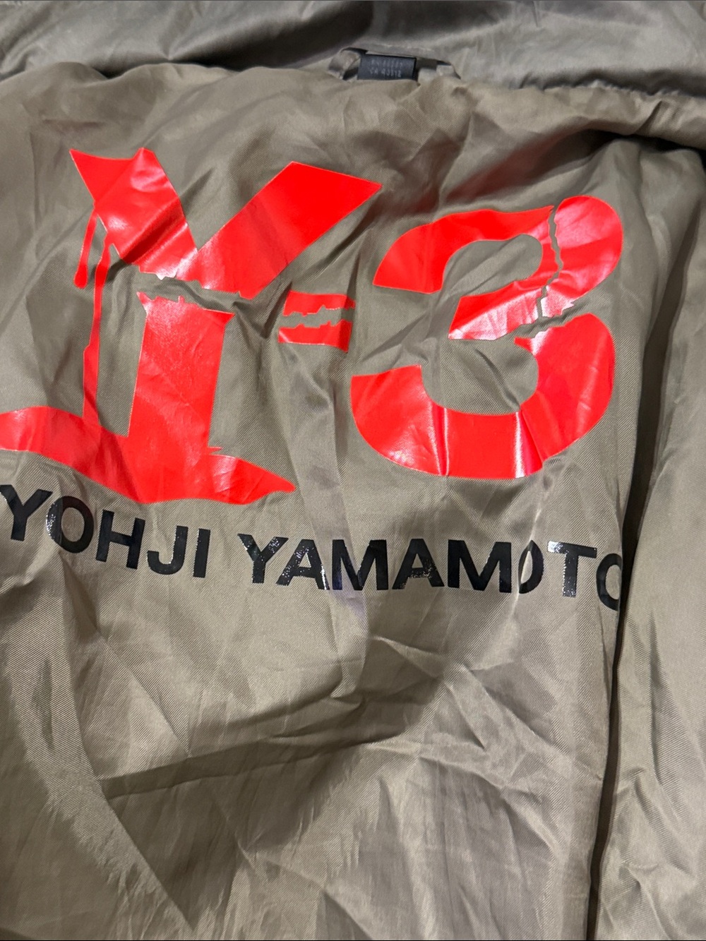Y-3 Yohji Yamamoto grey hooded bomber jacket - Picture 3 of 8